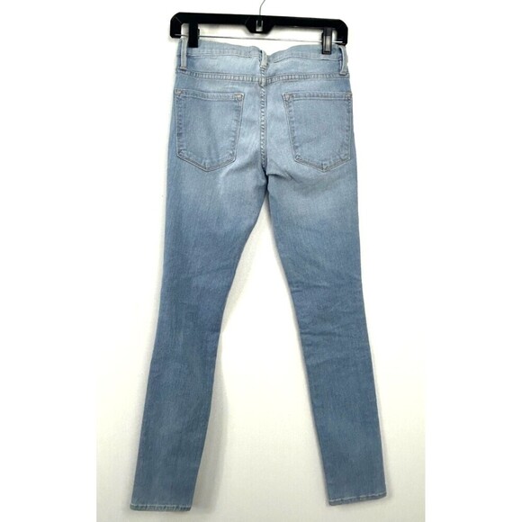 New Frame Denim Womens Size 27 Jeans Light Blue Le Skinny de Jeanne R3 - Picture 8 of 12